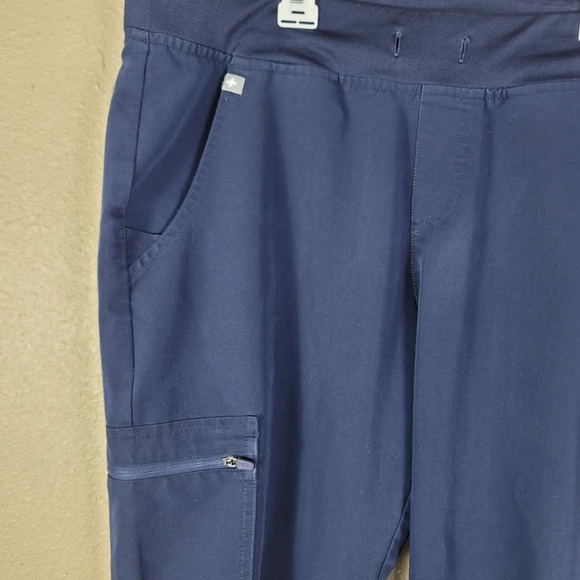 Figs Woman's Pants Jogger Scrub 4-Way Stretch Sz M Blue - Picture 4 of 9